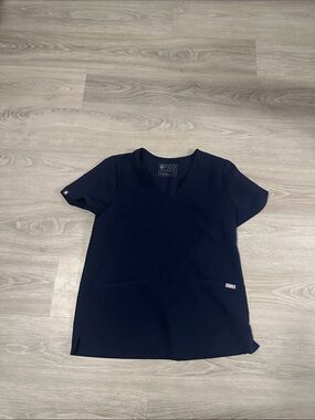 FIGS Navy V-Neck Women's Scrub Tunic